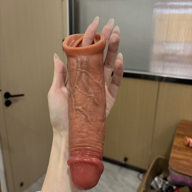 Silicone Penis Sleeve Extension Extender Enlarger Cock Girth Sheath Male Condom