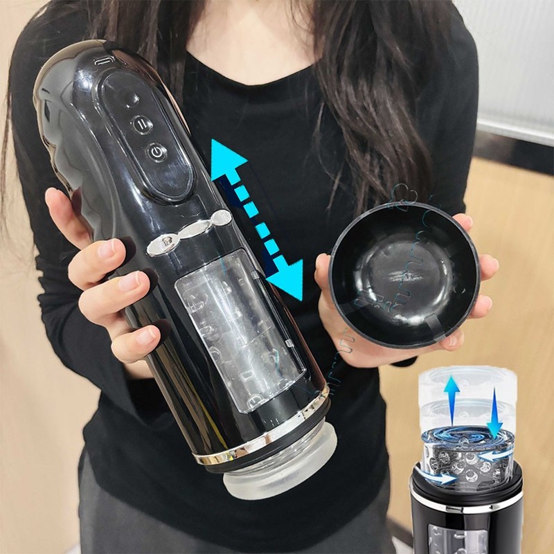 Male Masturbaters Sex Toys for Men Automatic HandsFree Thrusting Mastubator Cup