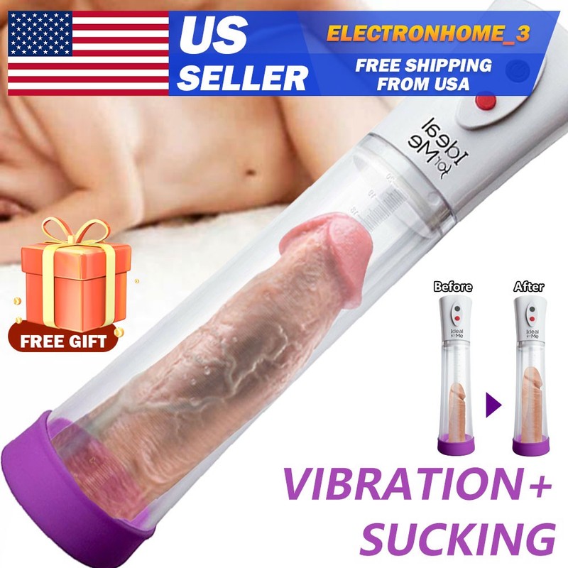 Electric Penis Pump Vacuum Electric Male Masturbator Men Penis Enlarger Growth
