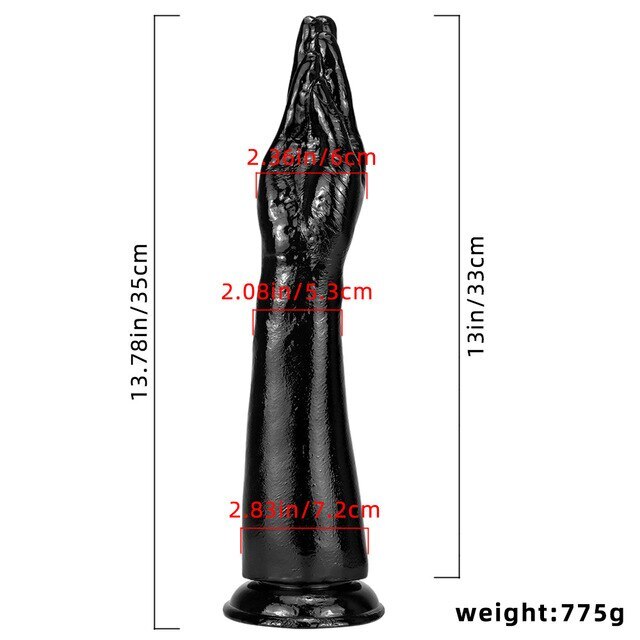 Super Long Huge Thick Stimulation Arm Fist Anal Plug Anal Dilator Massager Dildo