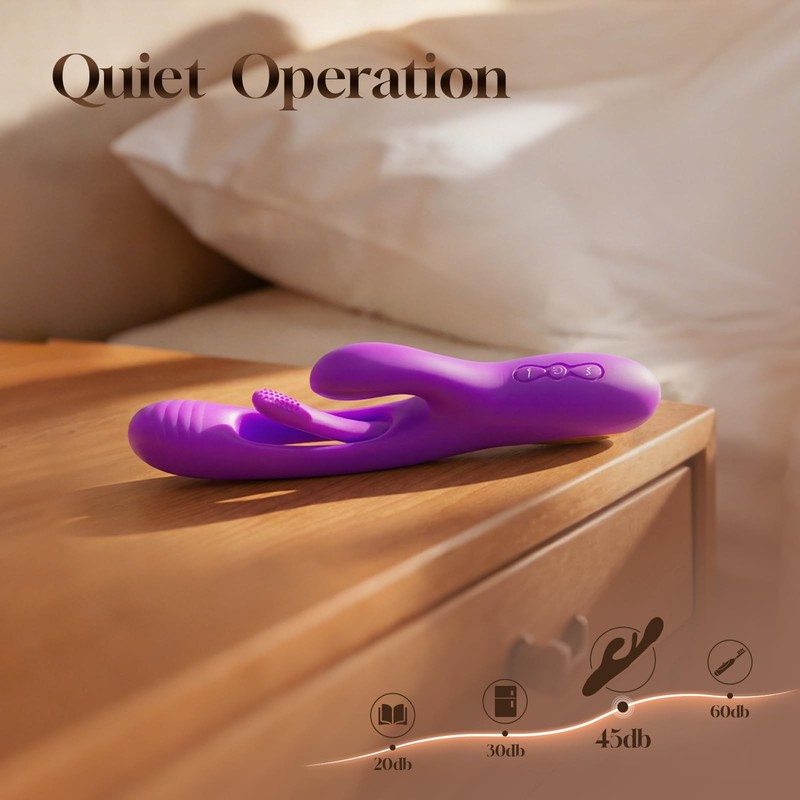 Vibrator Dildo Rabbit Sex Toys LOVENOTE G Spot Vibrator Massager for Women Cl... gallery