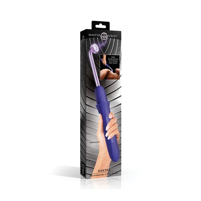Master Series Elektra Rechargeable Violet Wand – Purple