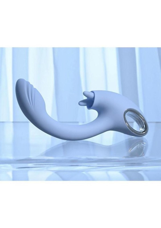 Playboy Sapphire Sky Rechargeable Silicone Dual Vibrator gallery