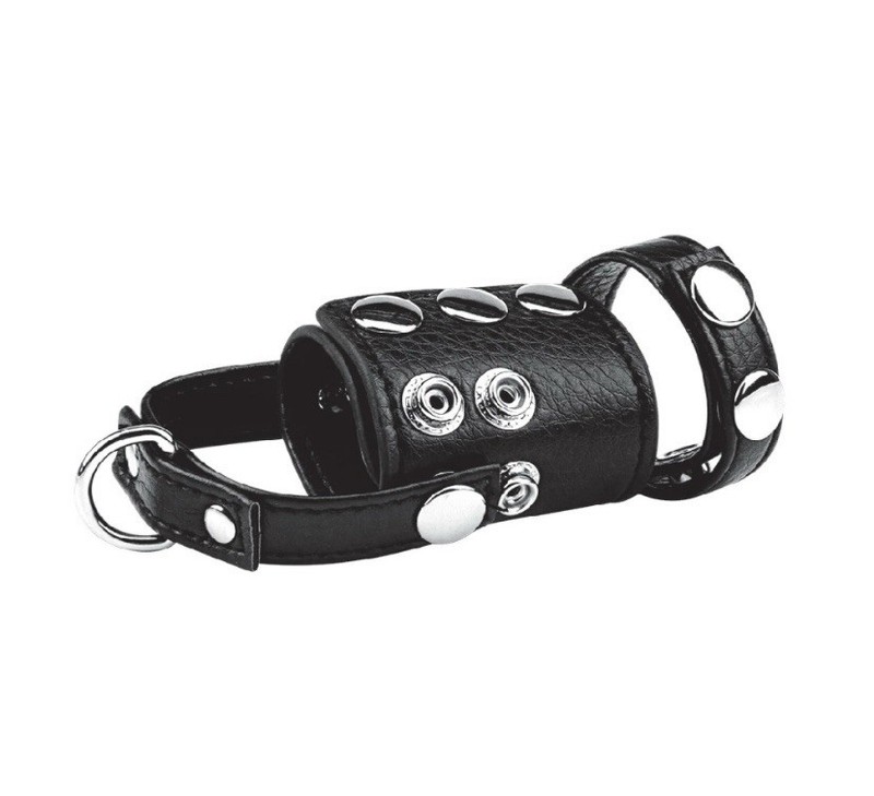 C&B GEAR- Blue Line Cock Ring With 2”Stretcher & Optional Weight Ring