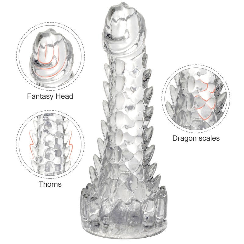 Jelly Dong Monster Dildo Penis Suction Cup Anal Butt Plug Vagina Women Sex Toys