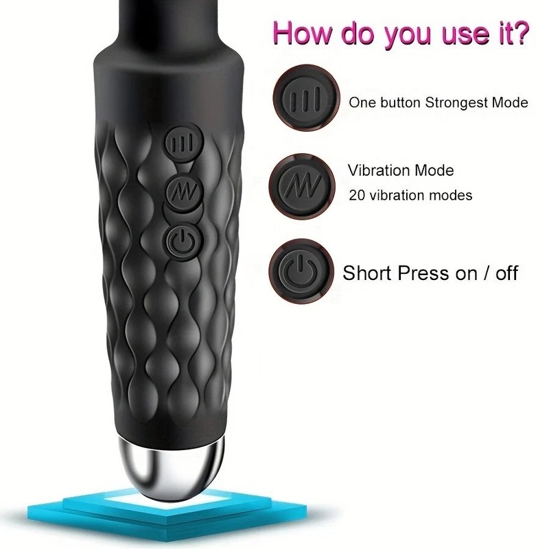 Wireless Electric Magic Sex Toy Full Body Massager Waterproof 20 Vibration Mode gallery