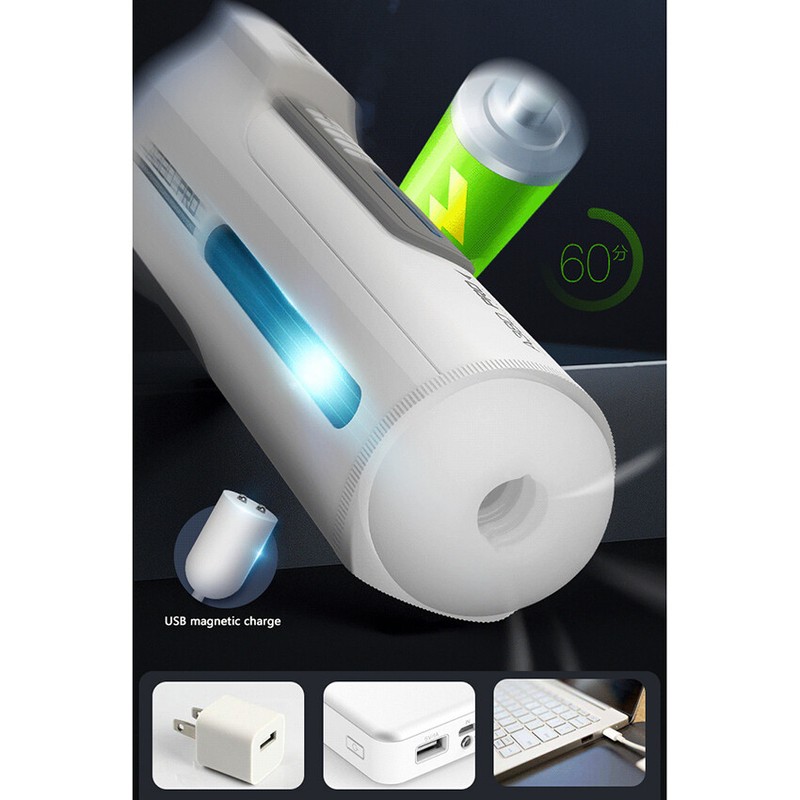 Realistic Vagina Leten Automatic Piston Telescopic Male Masturbator Sex Machine