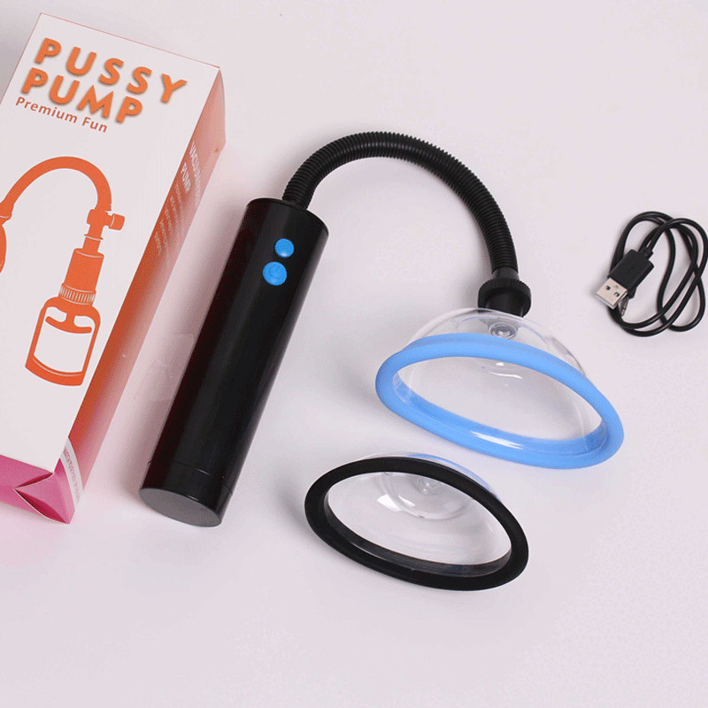 2 Cup Automatic Electric Vaginal Nipple Pussy Pumped Rechargeable Set Sucker Toy