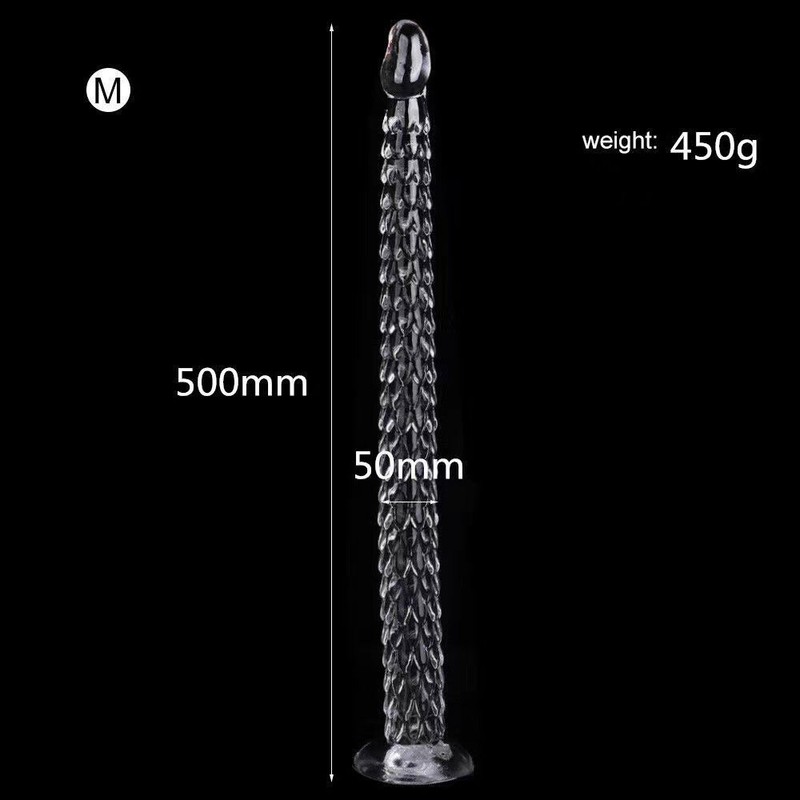 Dragon Scale Tentacle Dildo Long Deep Anal Plug Suction Cup Butt Plug Sex Toys- gallery