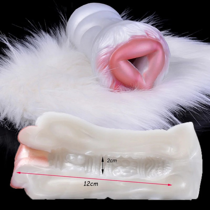 Realistic Men Masturbator Soft Silicone Vaginal Anal Channel Fantasy Stroker Toy