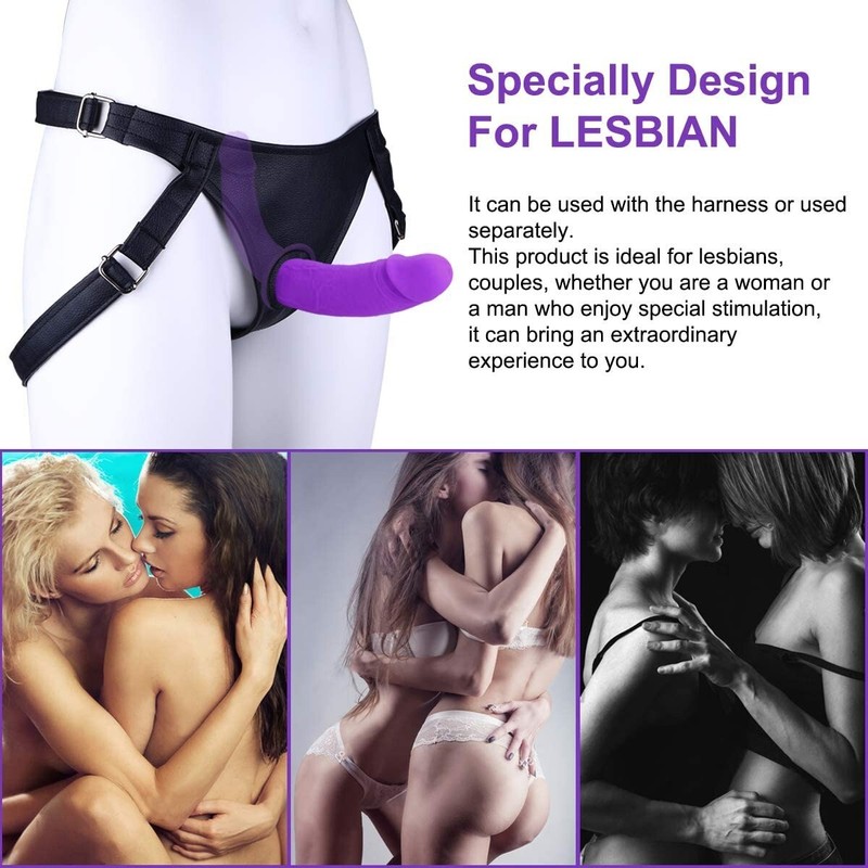 Silicone Bendable Strapless Strap-on Double End Dildo Sex-toy for Women Lesbian gallery