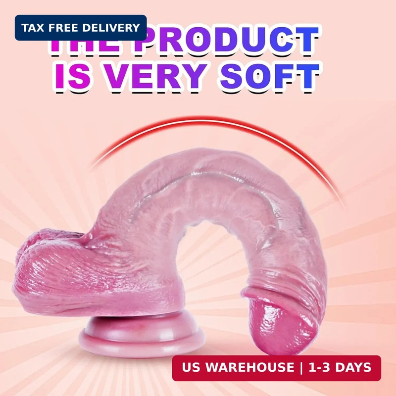 9 inch Realistic Large Dual Density Dildo, Big Anal Silicone Dildo for Vaginal G gallery