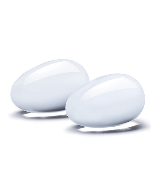 Glas 2 pc Glass Yoni Eggs Set - Clear gallery