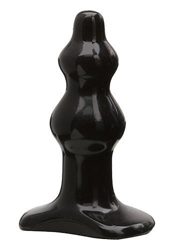 Tantus Severin Small – Ultra Premium Flexible Silicone Butt Plug – Black