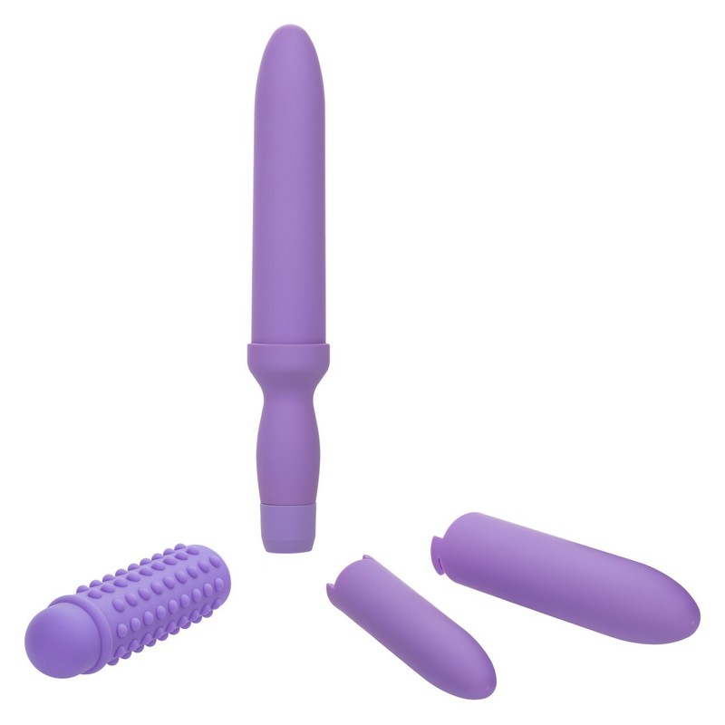 Cal Exotics Dr. Berman Intimate Basics Rechargeable Dilators Set of 4 Purple gallery
