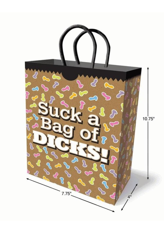 Suck a Bag of Dicks Gift Bag Fun And Cheeky Gift Packaging for Adults gallery