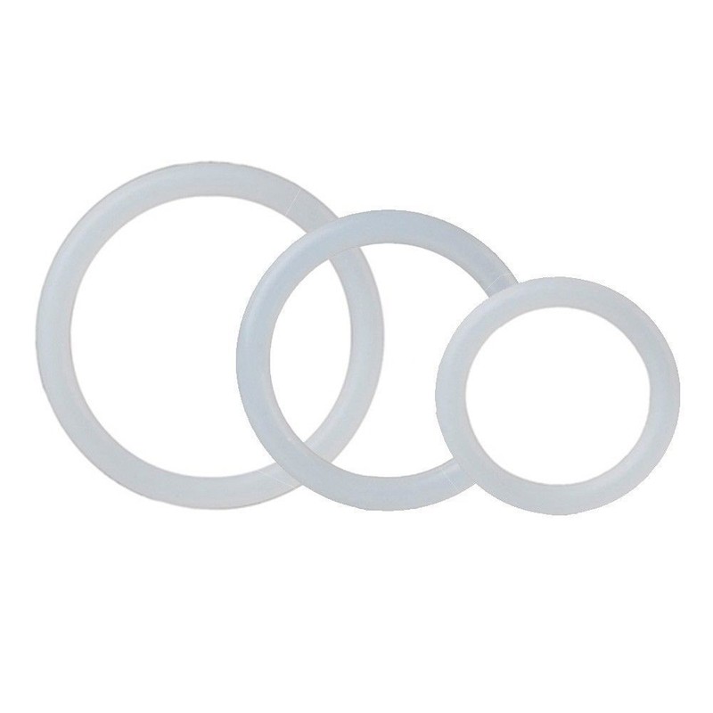 Silicone Support Cock Rings Clear – Prolong Male Penis Erection Delay Enhancer