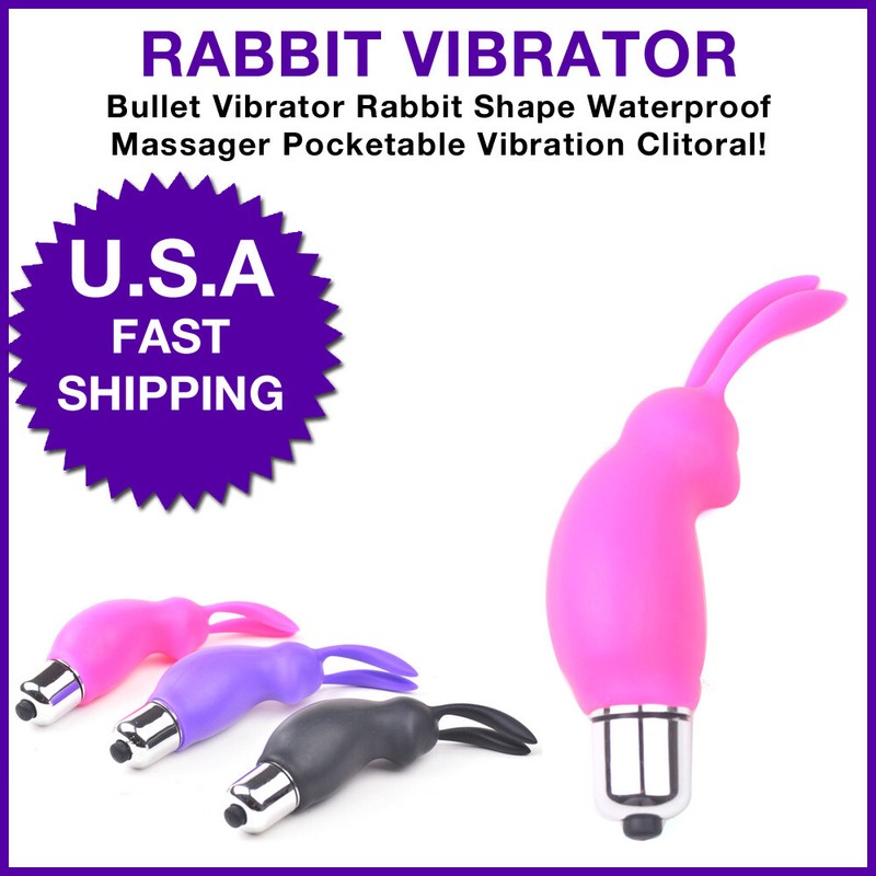 Mini Soft Powerful G-Spot Rabbit Bullet Female Waterproof Massager Vibrator Clit