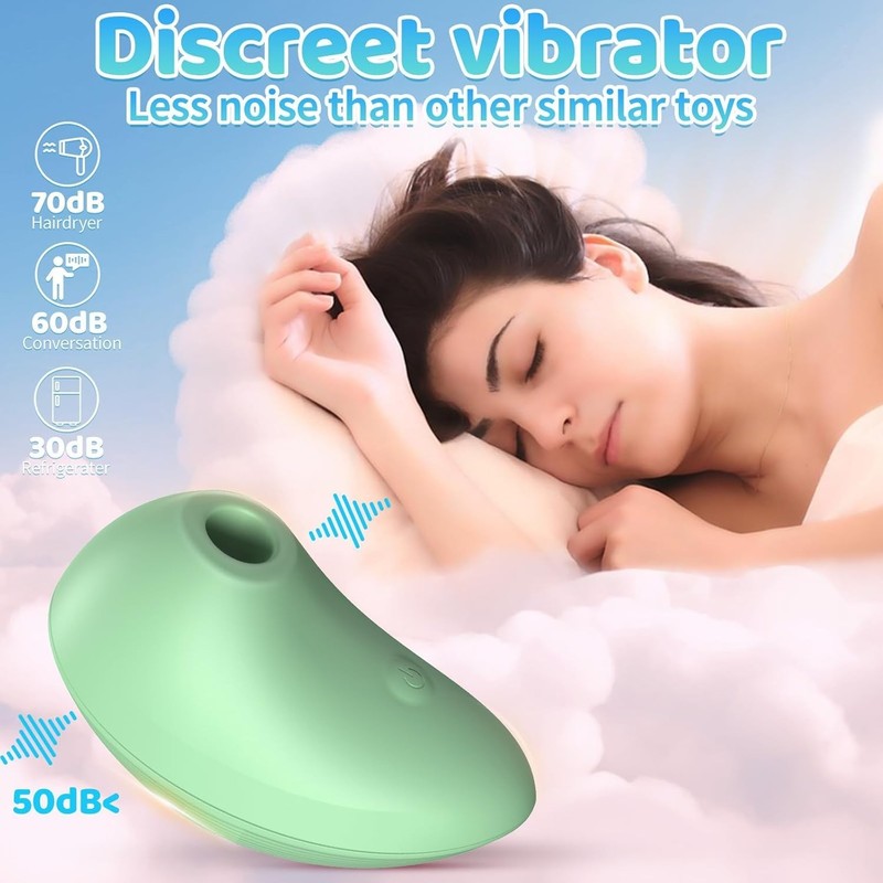 Clitoral Stimulator with 9 Vibrating Modes Waterproof Silicone Pleasure Toy gallery