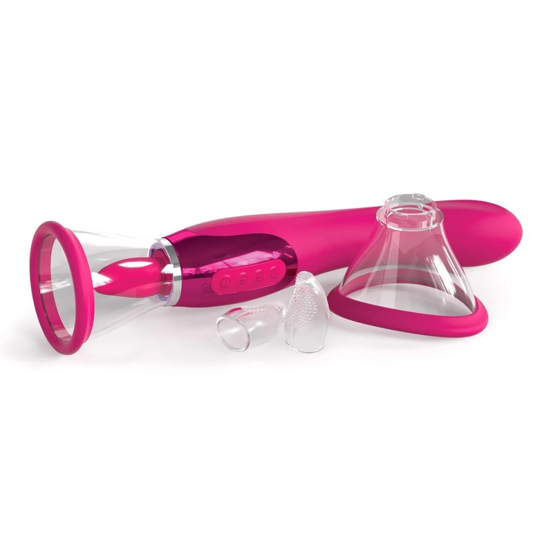 Jimmyjane Apex Sucking Licking and Vibrating Pussy Pump