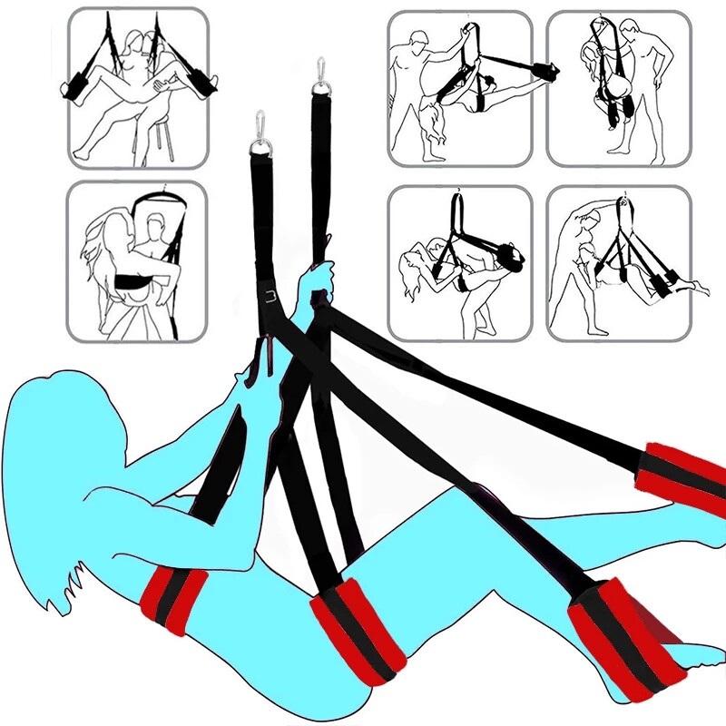 360 Spinning Sex Swing Sling Swivel BDSM Position Aid For Couples Adult Love Toy gallery