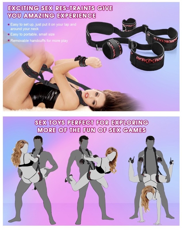 BDSM Restraint Kit Adjustable Thigh Sling SM Play Bondage Straps for Couple