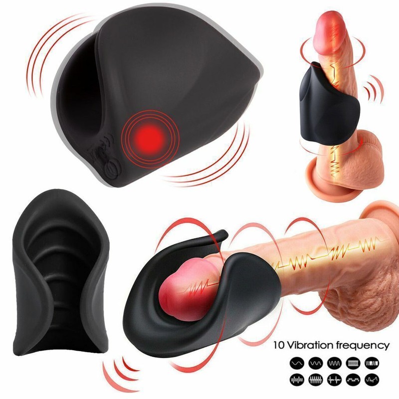 Male Glans Penis Vibrator Massager Male Masturbator Cup Handsfree Sex Toys US