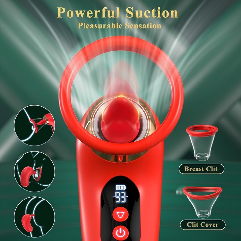 Waterproof-Clit-Licking-Vibrator-Tongue-Sucking-Nipple-licker-woman-Massager gallery
