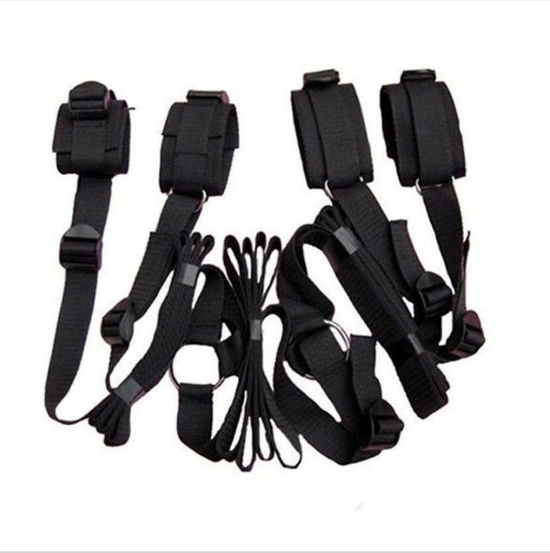 Adult Games Sex-Toys for Couples Bed Restraint Erotic Bondage Ropes Bed BDSM Kit gallery