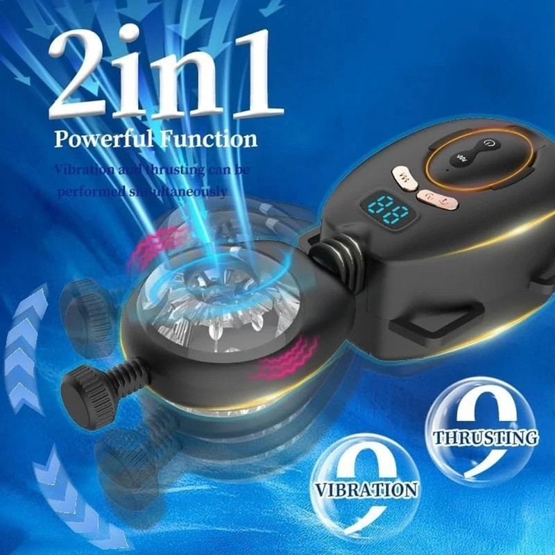 Wearable Automatic Male Masturbator with Removable Belts Toy Blowjob Sex Machine gallery