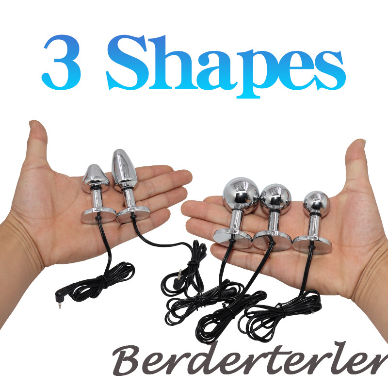 Stainless Steel Anal Plug Stimulator Butt Plug Electro Estim Butt Plug Sex Toys gallery