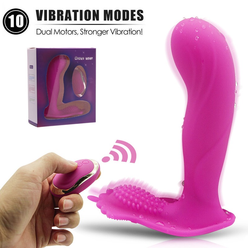 Multispeed-Powerful-Dildo-Pantis-Vibrator-Clit-Stimulator-Sex-Toys-Women-Erotic
