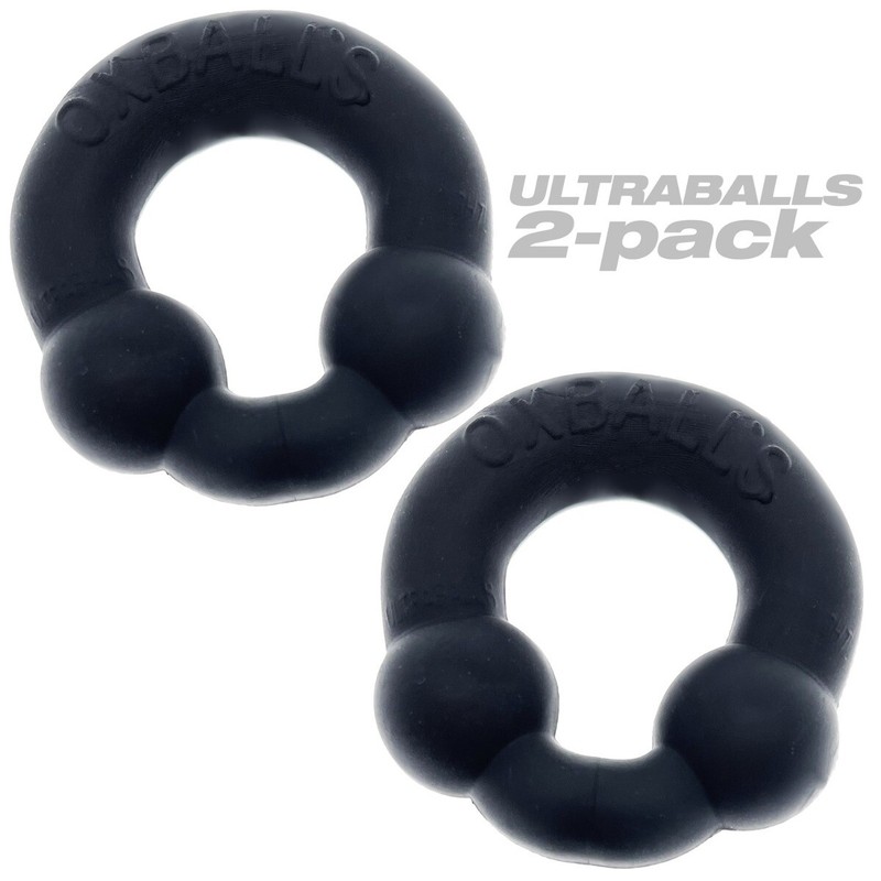 Oxballs Ultra Balls 2-Pack Male Penis Enhancer Cock Ring Set Night Edition gallery