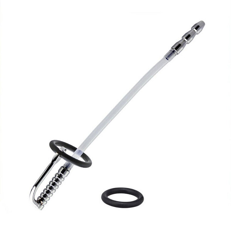 3 Types Stainless Steel Penis Plug Urethra Sounds Dilator Thru Hole US