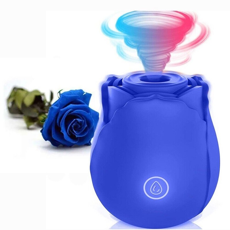 10-Speed Rose Toy Licking/Sucking Massager with G-Spot & Clitoral Stimulation