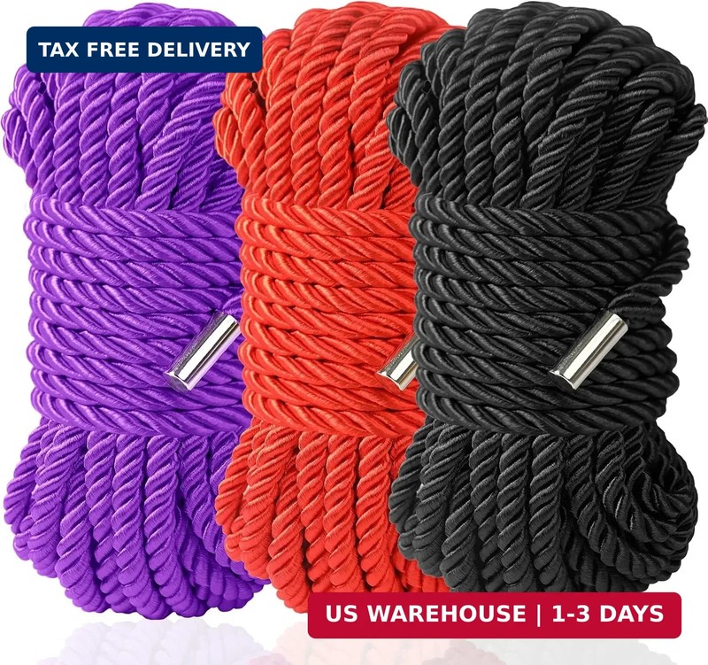 BDSM Shibari Bondage Sex Rope – BDSM Kit Adult Bondage Restraints Set Sex Toys f