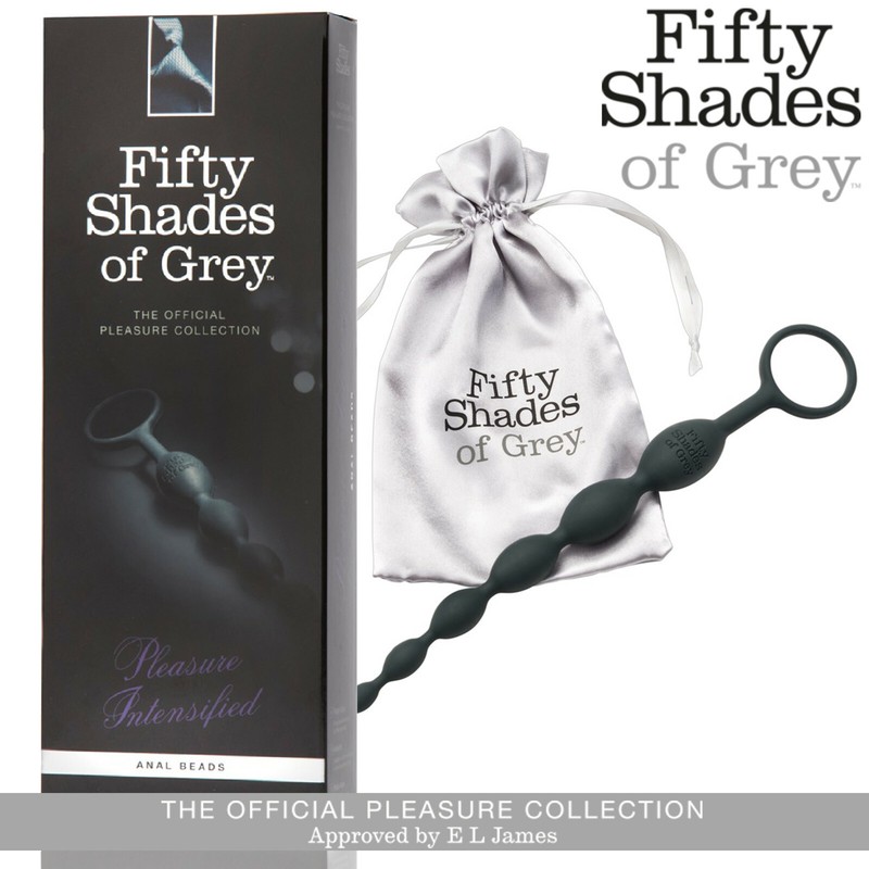 Fifty Shades of Grey Pleasure Intensified – Anal Beads, Anal Dildo with Balls
