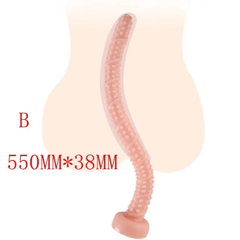 55cm Long Dildo Anal Plug Anus Vagin Dilator Massage Masturbatorol Sex Toy gallery