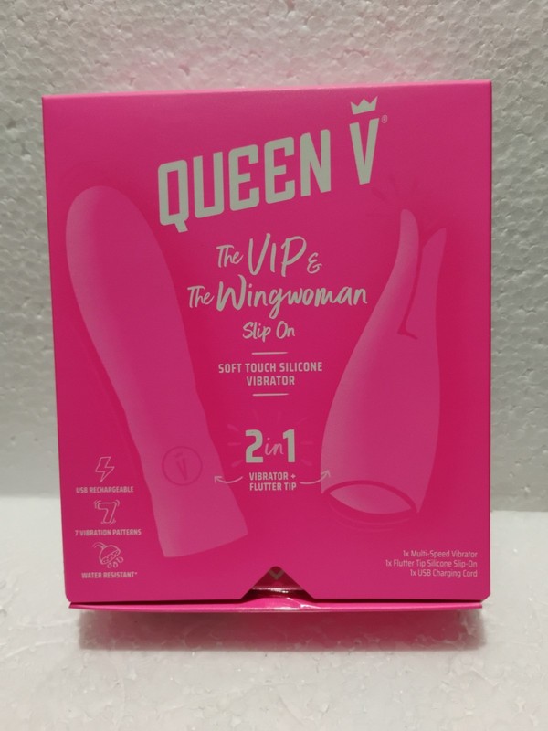 Queen V- The VIP & Wingwoman Slip On Vibrator – Rechargeable Sex Toys for Women