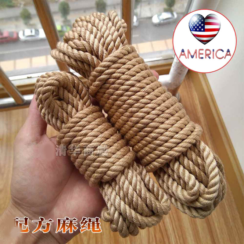 Bondage Soft Hemp Cotton Rope Japanese Shibari Rope 5m or 10m SM Tie Up Sex Toys