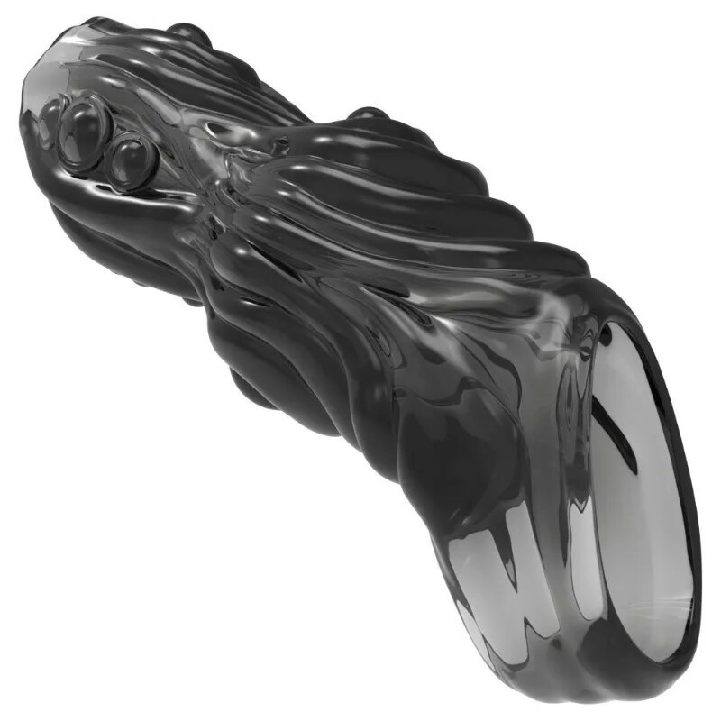Big Reusable Cock Ring Sleeve Glans Penis Enlarger Delayed Ejaculation Extender