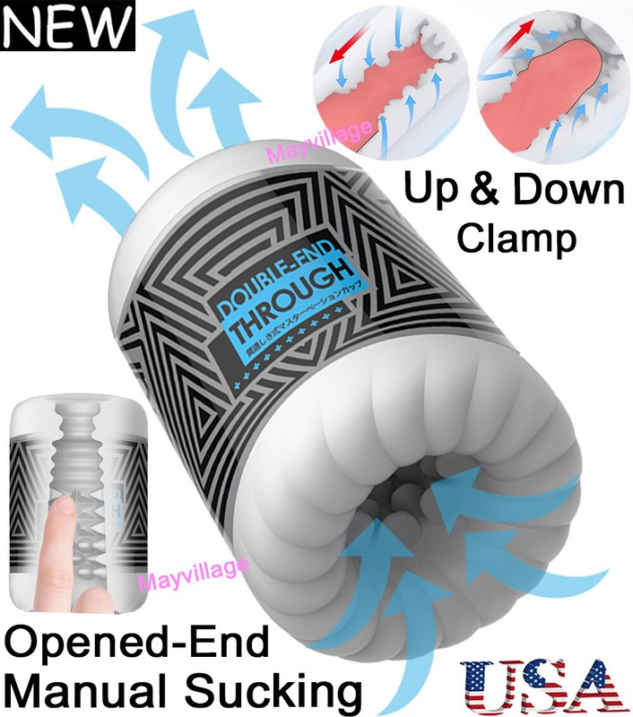 Male DEEP SUCKING Masturbaters Pocket Pussy Stroker Cup SEX-Adult TOY FOR-MEN
