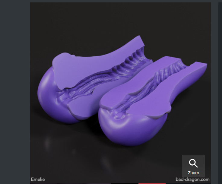 NEW Bad Dragon EMELIE Fantasy Silicone Stroker Toy Masturbator Sleeve RARE gallery