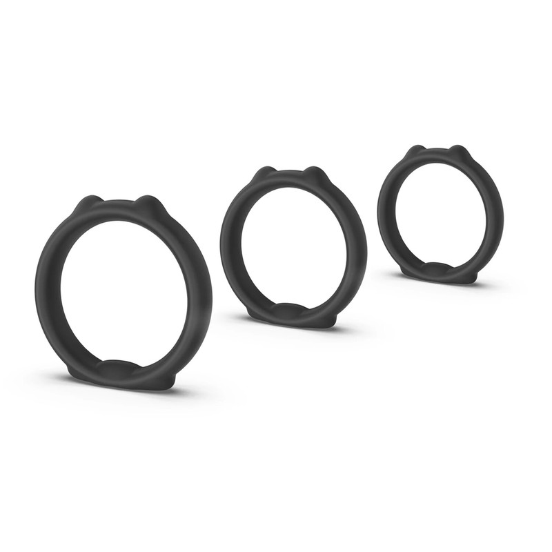 5PCS SET Peni Rings Reusable Silicone Enlargement Delayed Ejaculation Enlarger
