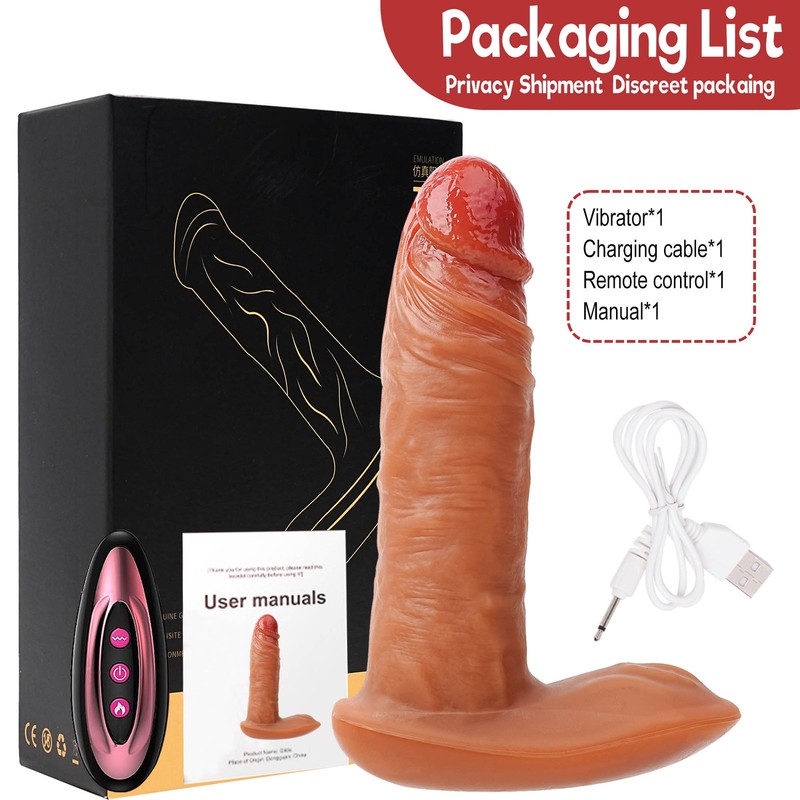 Telescopic Realistic Thrusting Dildo Vibrator Sex Toys for Women Remote Control gallery