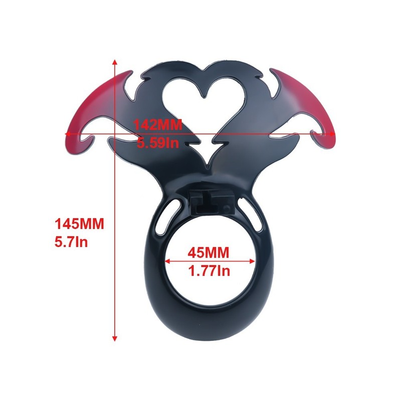 FRRK Chastity Belt Male Strap-on Bondage Lockable Cock Cage Device for US Man