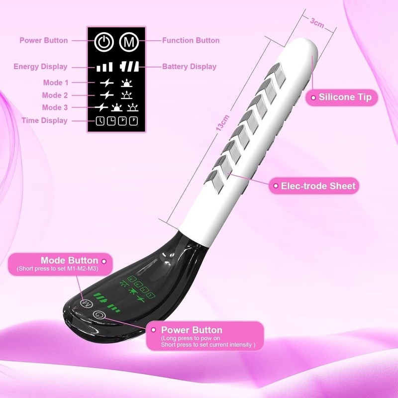 3 Mode Pelvic Floor Trainer with Red Blue Light Heat Therapy Women Intimate Care gallery