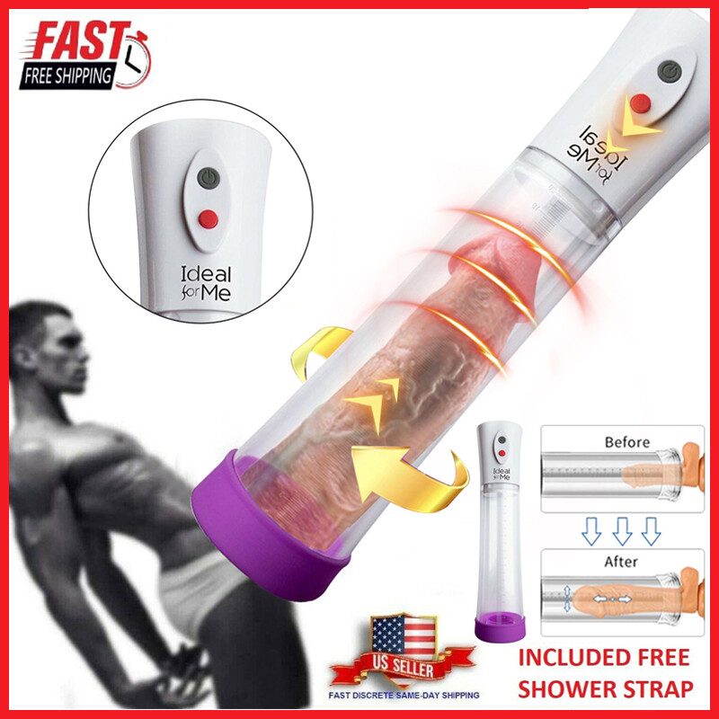 Handsfree Male Penis Vacuum Sucking Pump Electric Enhancer Men Sex Machine Toy