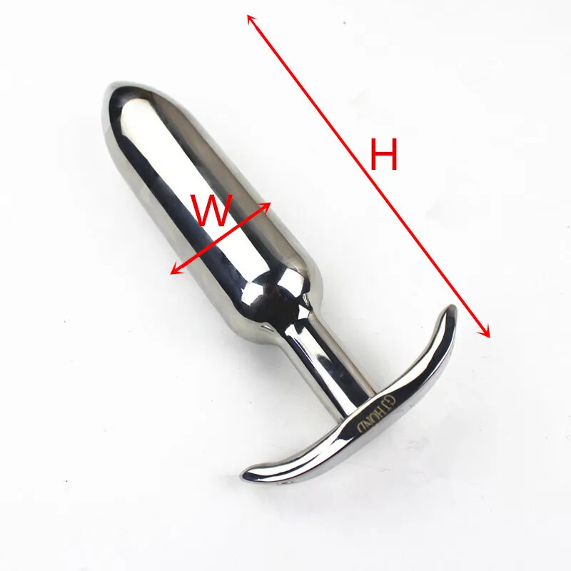 6 Sizes Anal Dildo Stainless Steel Butt Plug Anus Dilator Anal Ball Sex Toys gallery