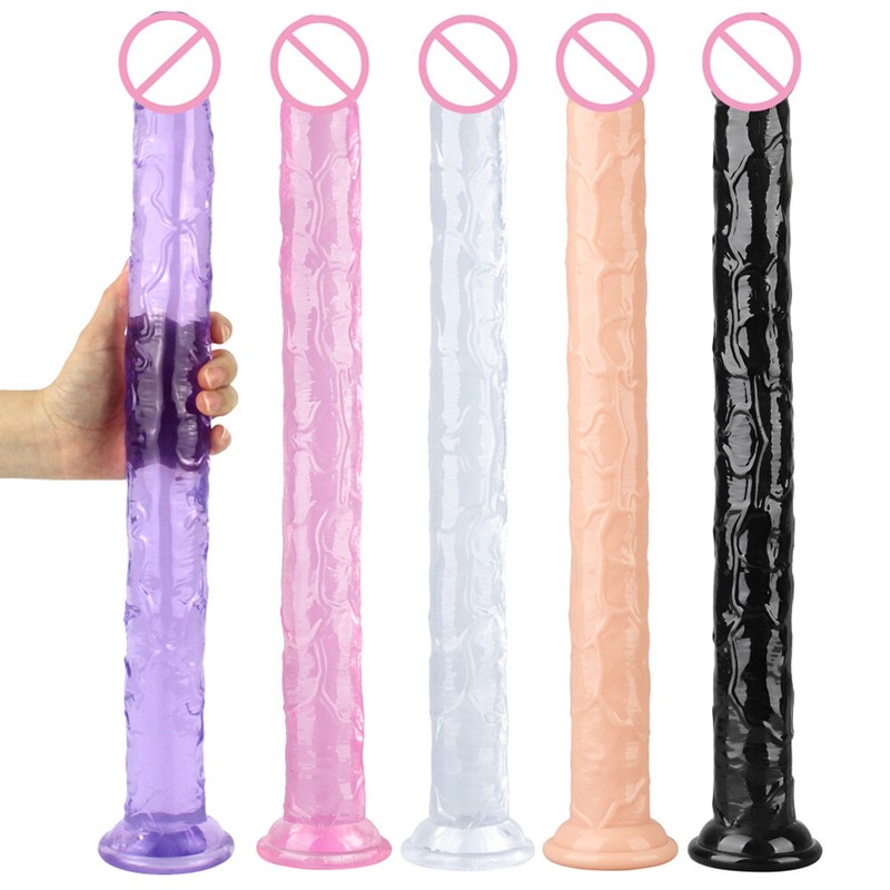 Super-Long-G-Spot-Dildo-Prostate-Massager-Anal-Butt-Plugs-Sex-Toys-for-Women-Men